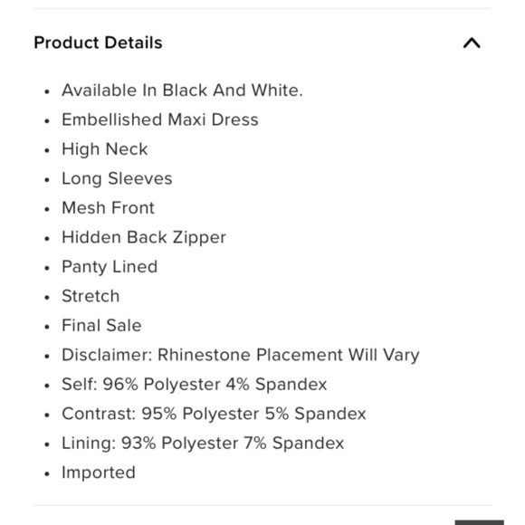 COPY - Embellished max dress , long sleeves. rhinestone, Chrystal - Picture 7 of 7